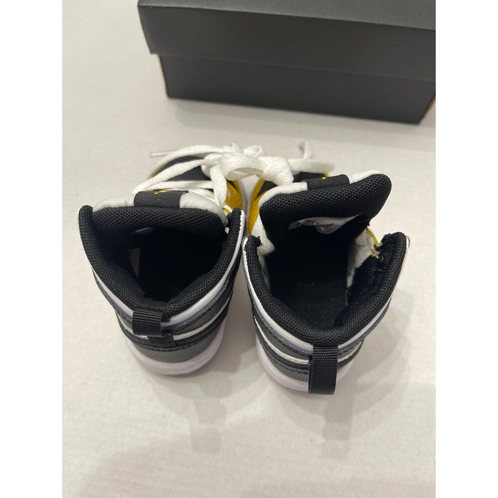 Jordan 1 Mid Yellow Ochre Size 4C New in Box - Picture 7 of 9